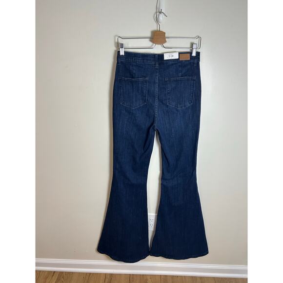 Judy Blue High Rise Pull On Super Flare Jeans Size 28 New - Picture 7 of 7